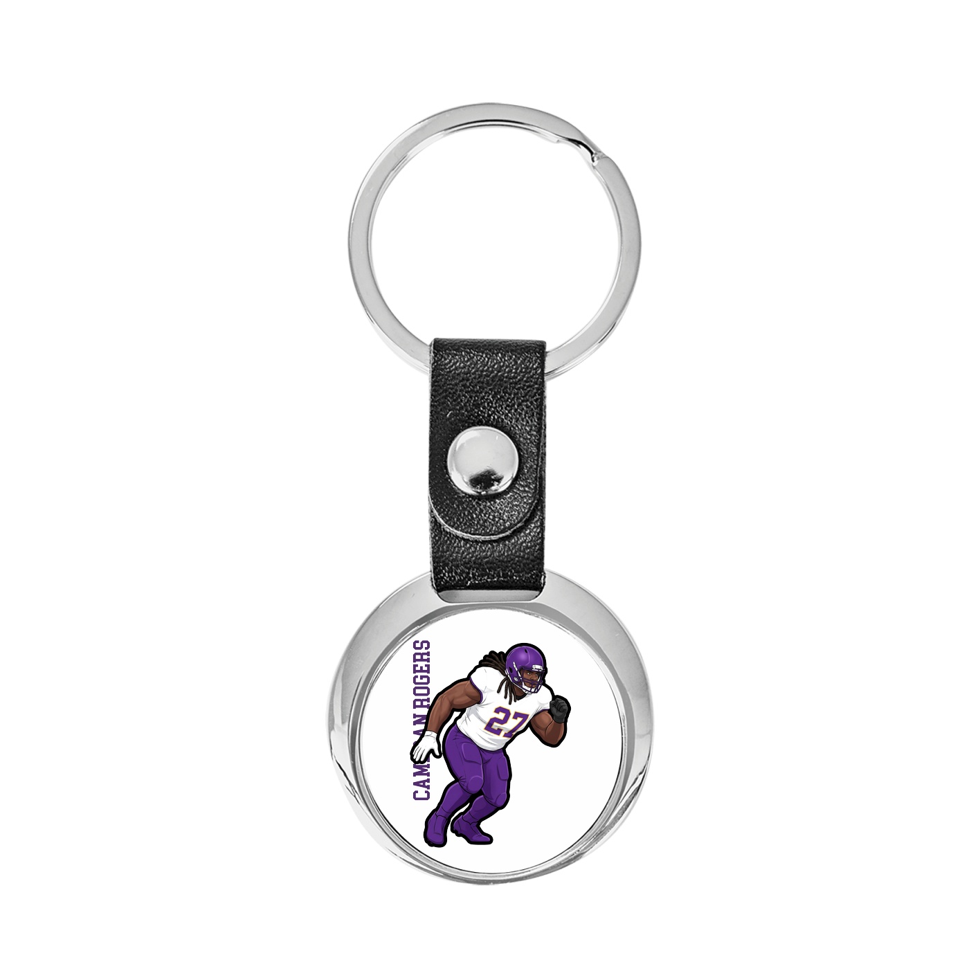 Key Chain — Name Vertical in Classic