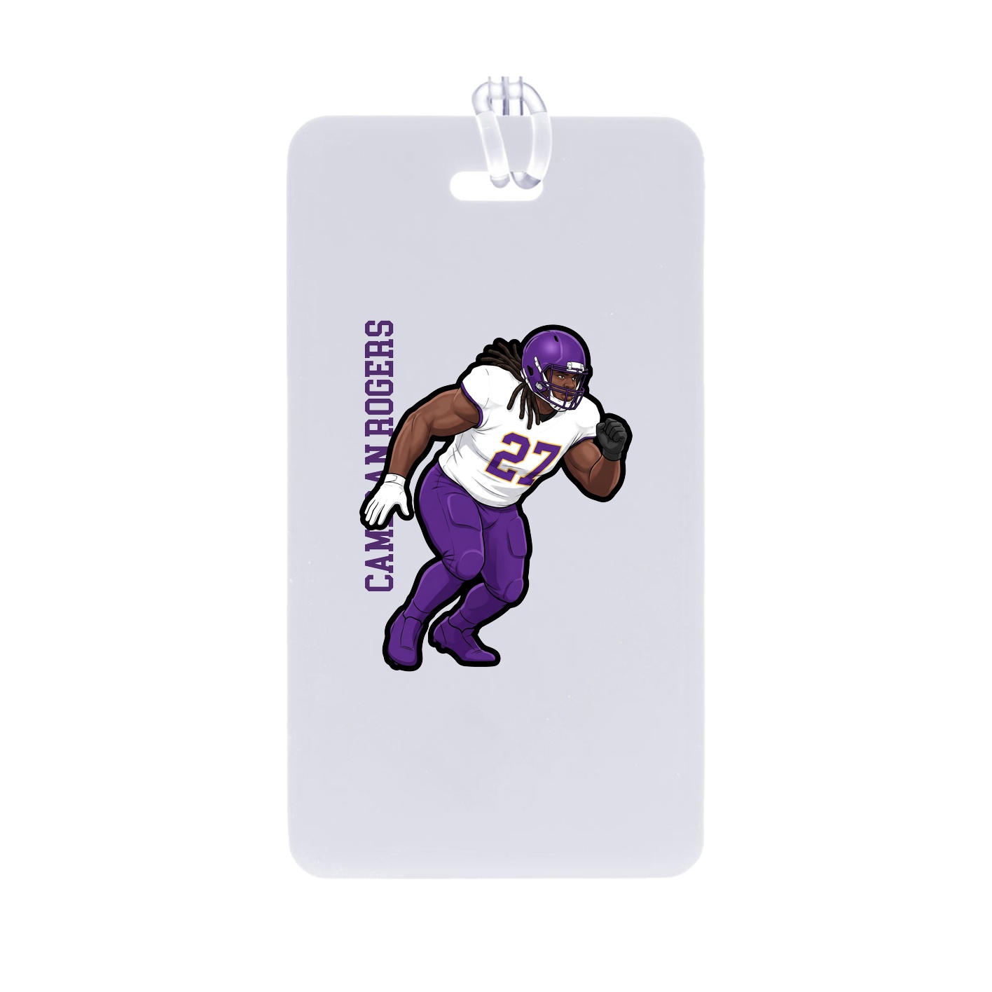 Bag Tag — Name Vertical in Classic