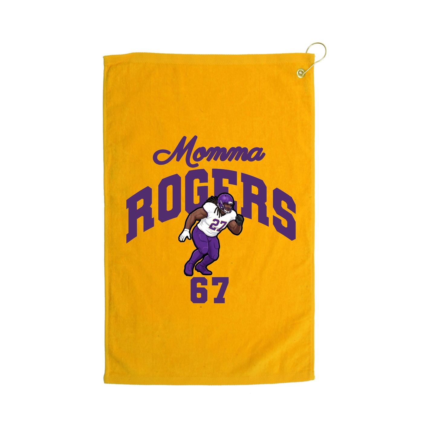Golf Towel — Mothers Day Arch in Gold
