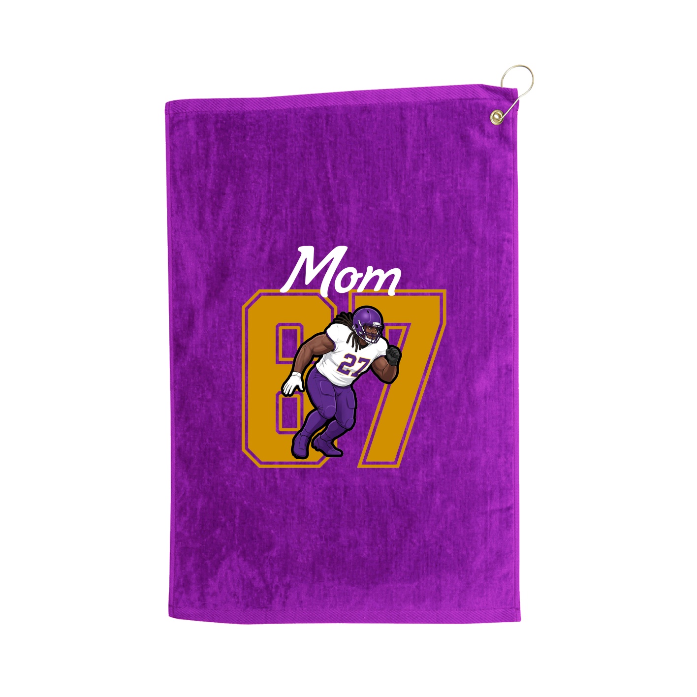 Golf Towel — Mothers Day Shirsey in Purple