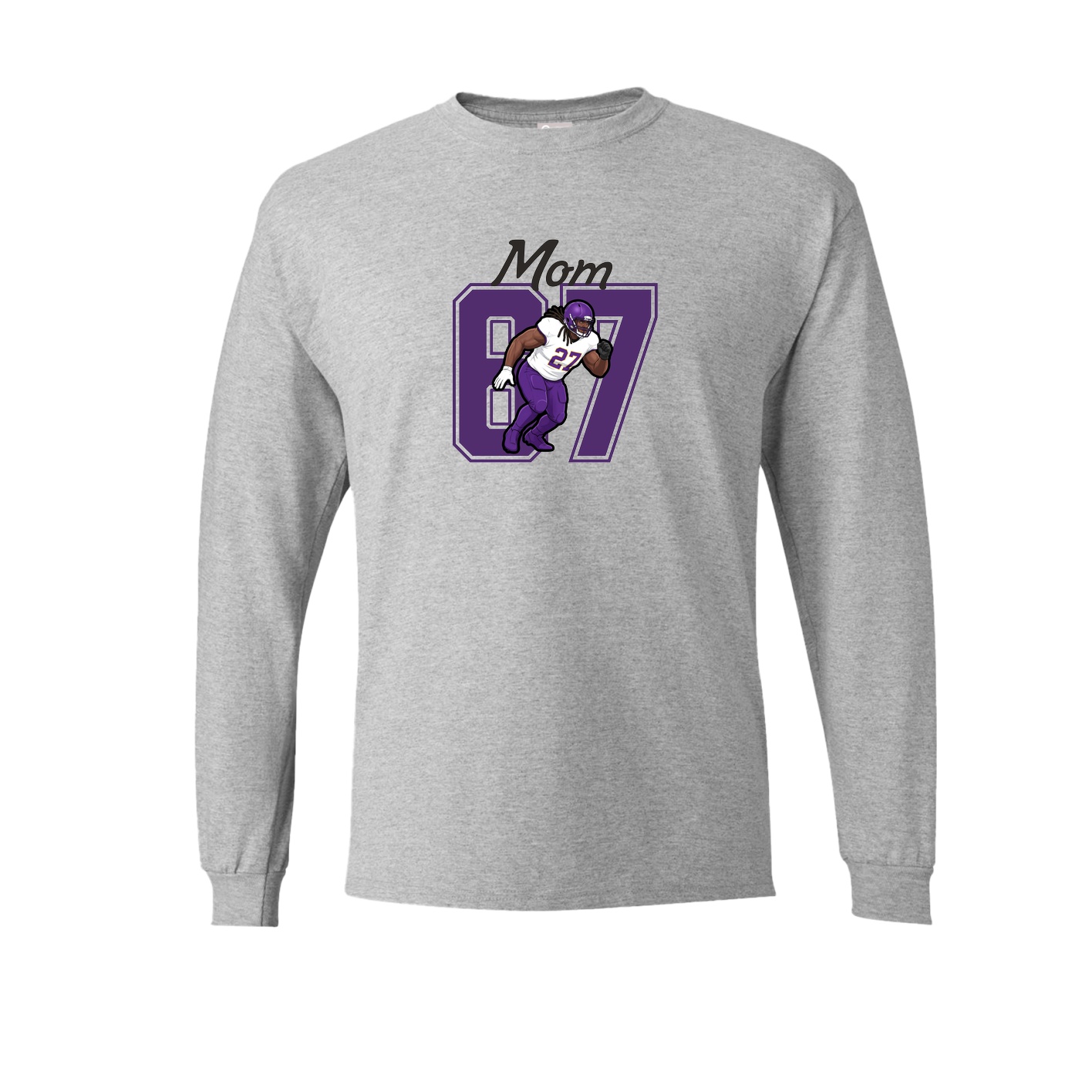 Long Sleeve Tee — Mothers Day Shirsey in Grey
