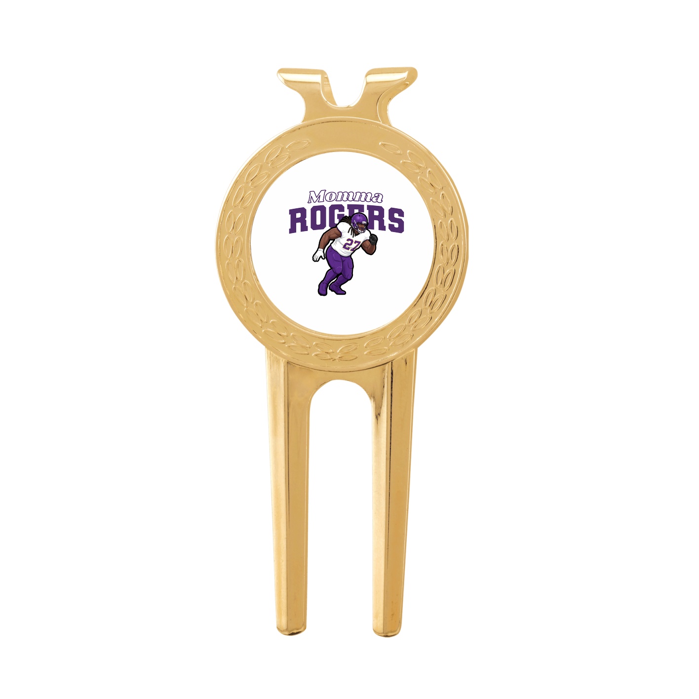 Divot Tool with Ball Marker — Mothers Day Block in Classic