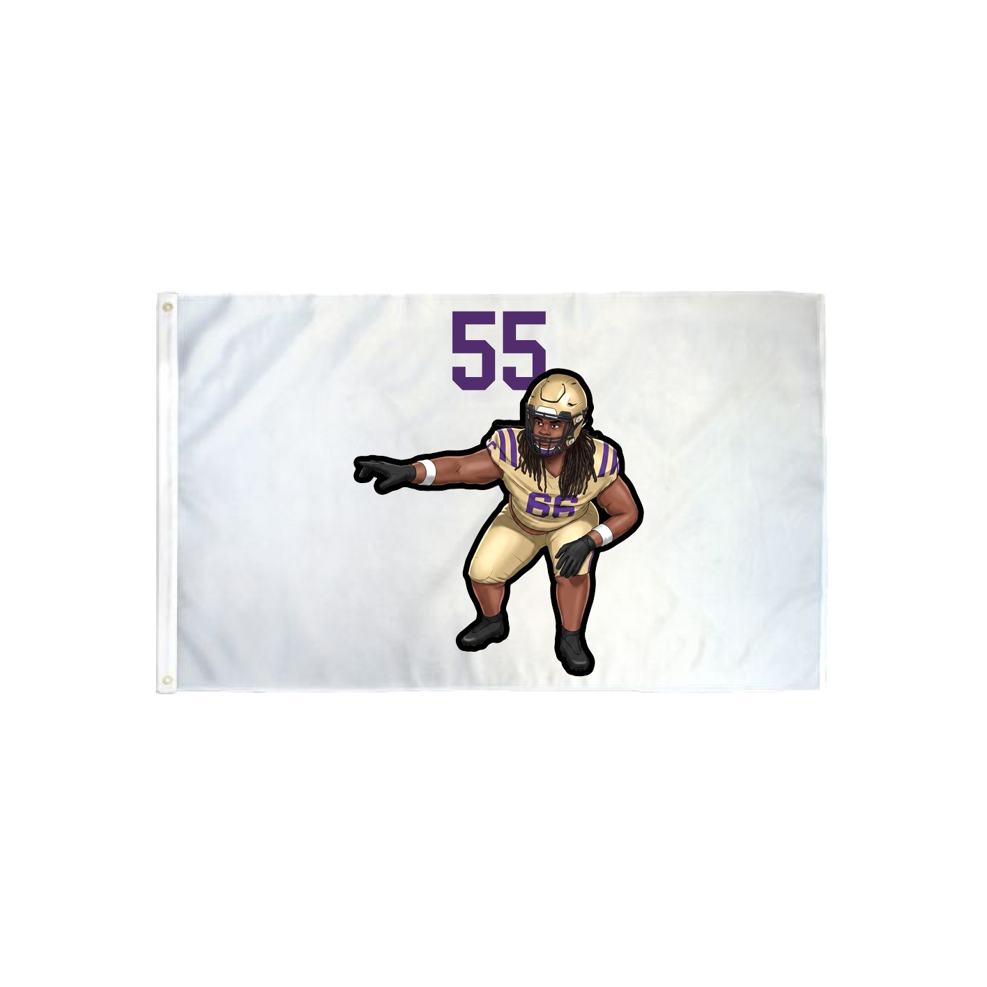 3x5 Flag — Number Top in Classic