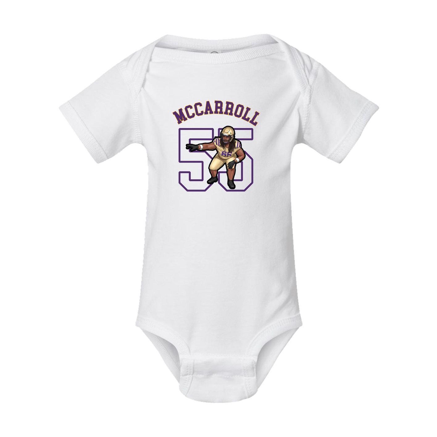 Baby Onesie — Shirsey Arch in White