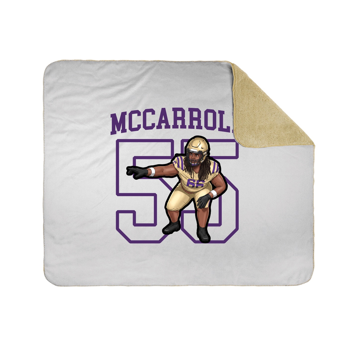 Throw Blanket — Shirsey in White