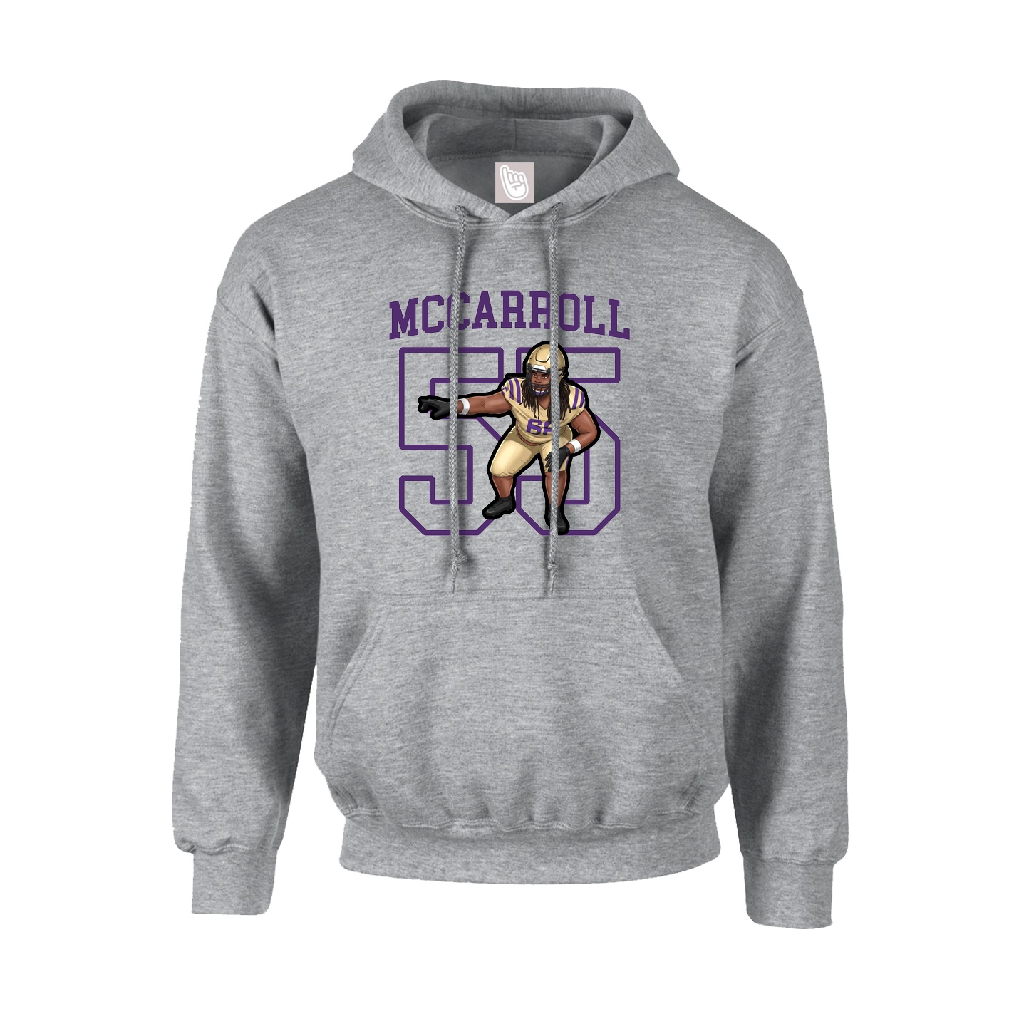 Hoodie — Shirsey in Grey