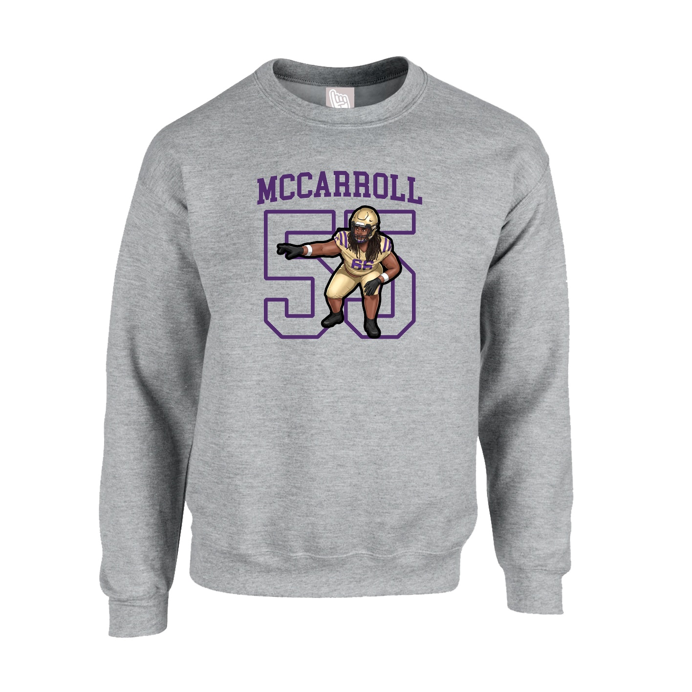 Fleece Crew — Shirsey in Grey