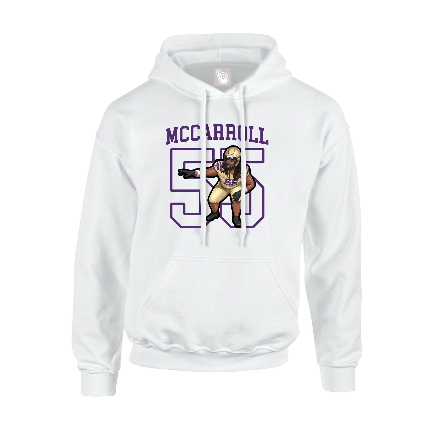 Youth Hoodie — Shirsey in White