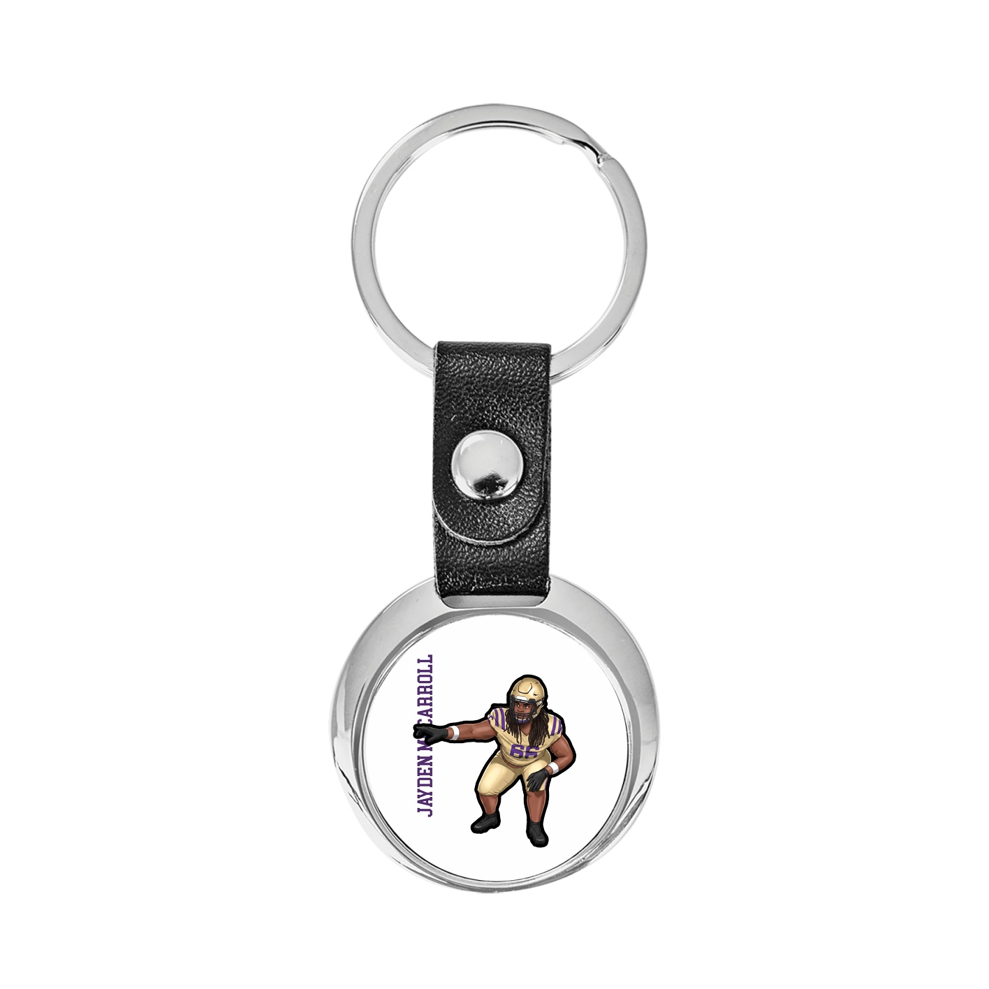 Key Chain — Name Vertical in Classic