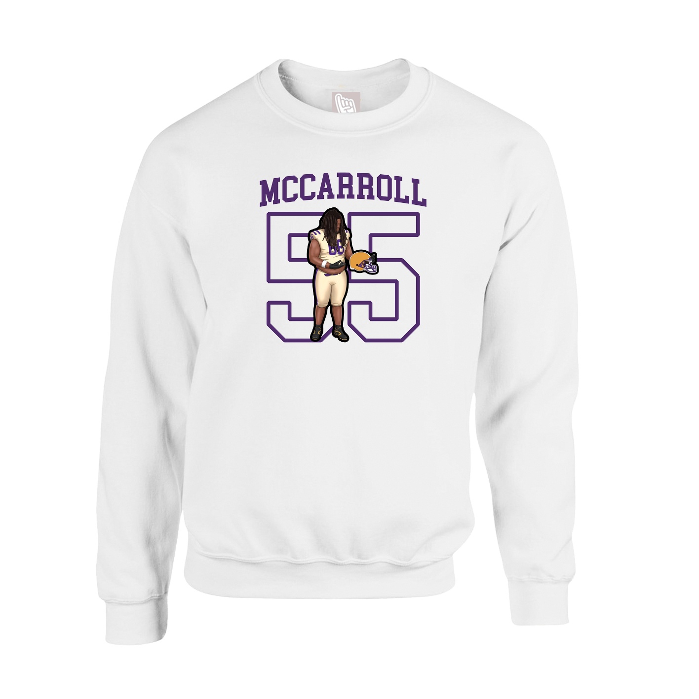Fleece Crew — Shirsey in White