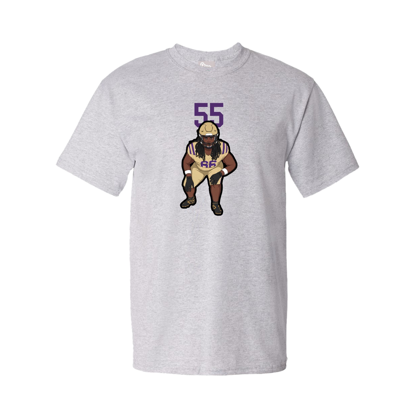 Tee — Number Top in Grey