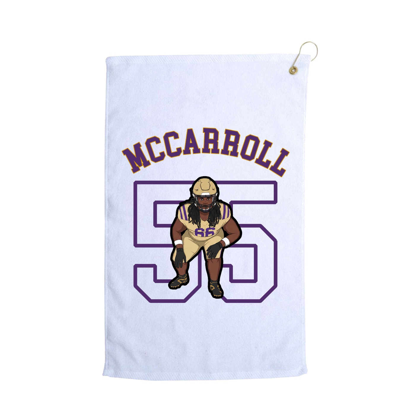 Golf Towel — Shirsey Arch in White