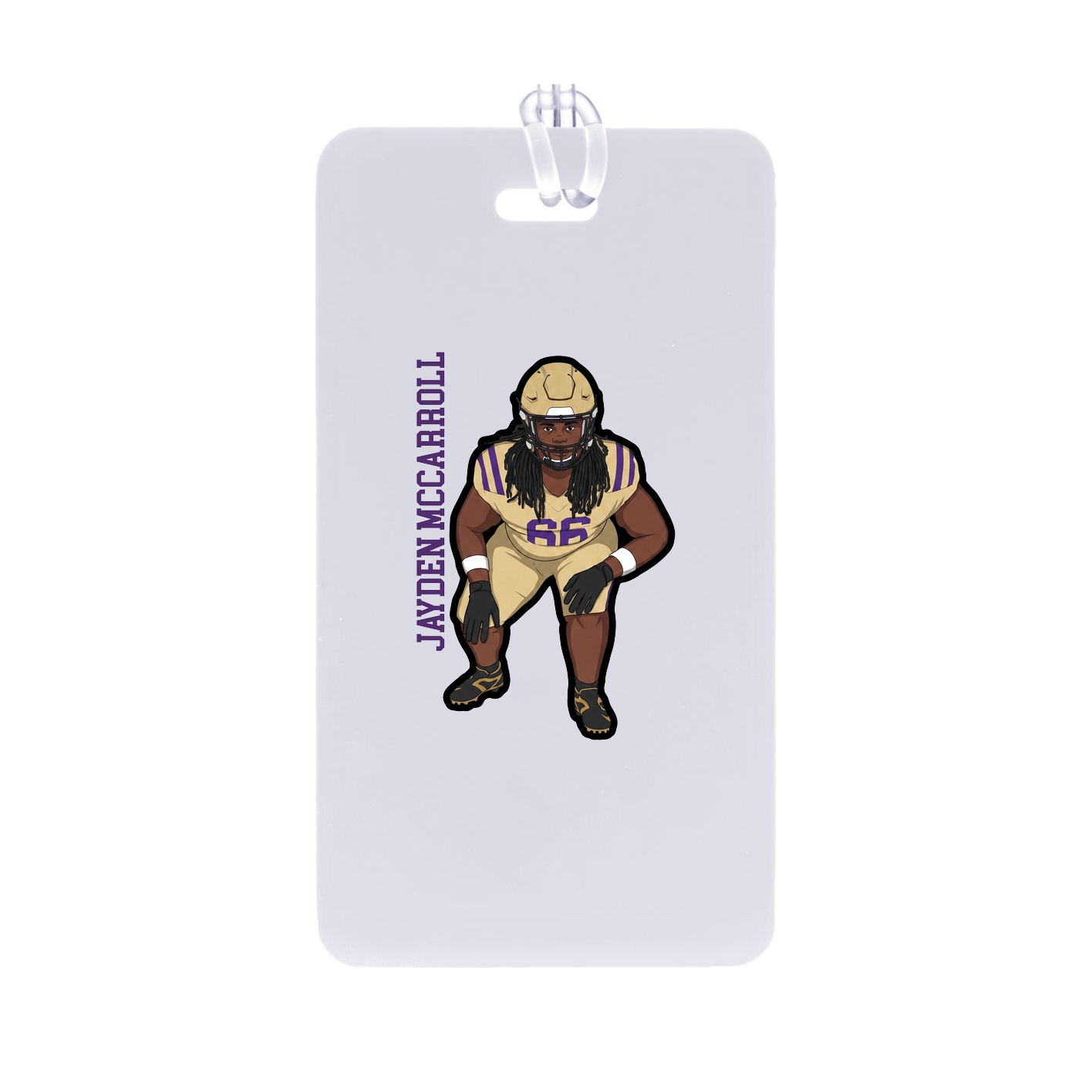 Bag Tag — Name Vertical in Classic