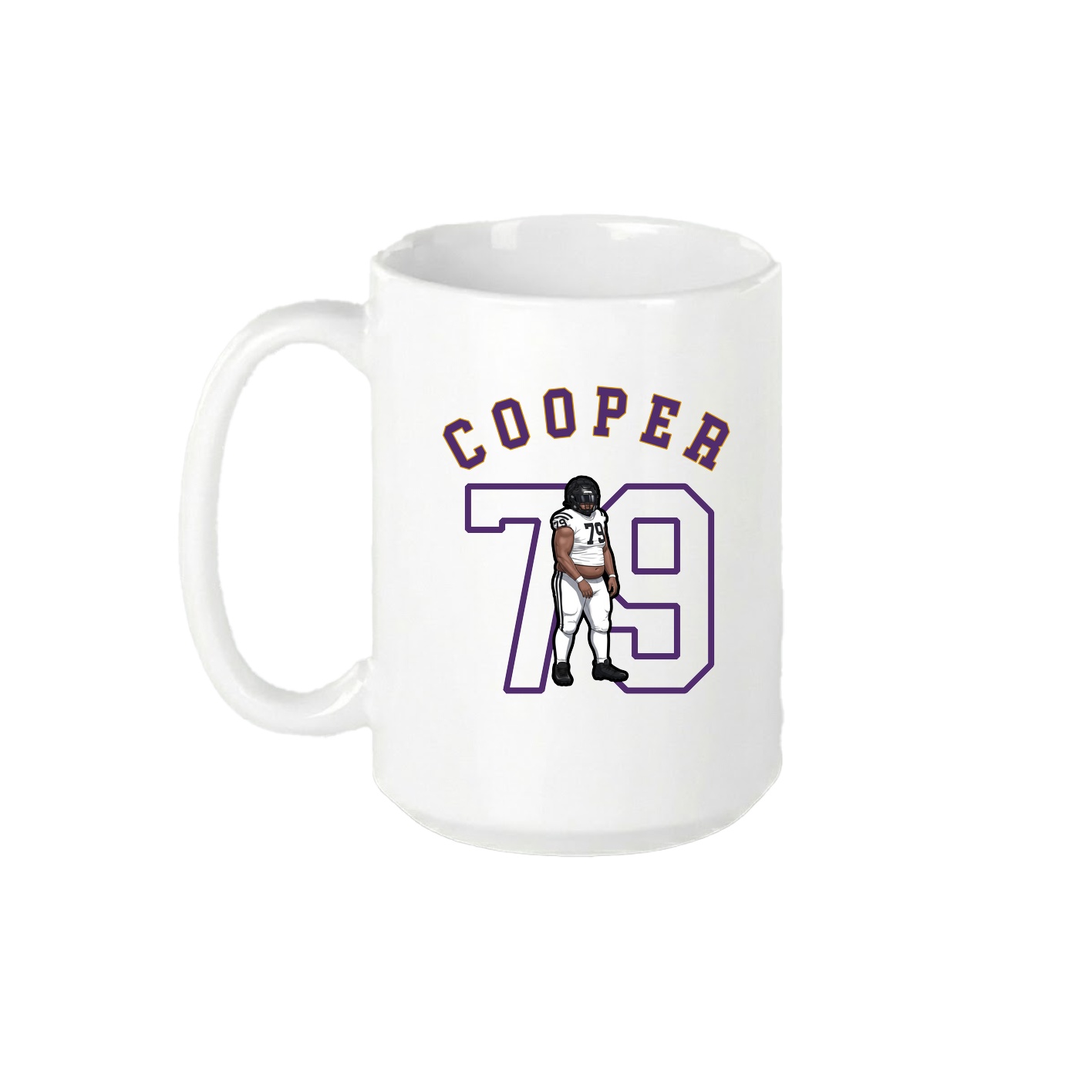 15oz Coffee Mug — Shirsey Arch in White