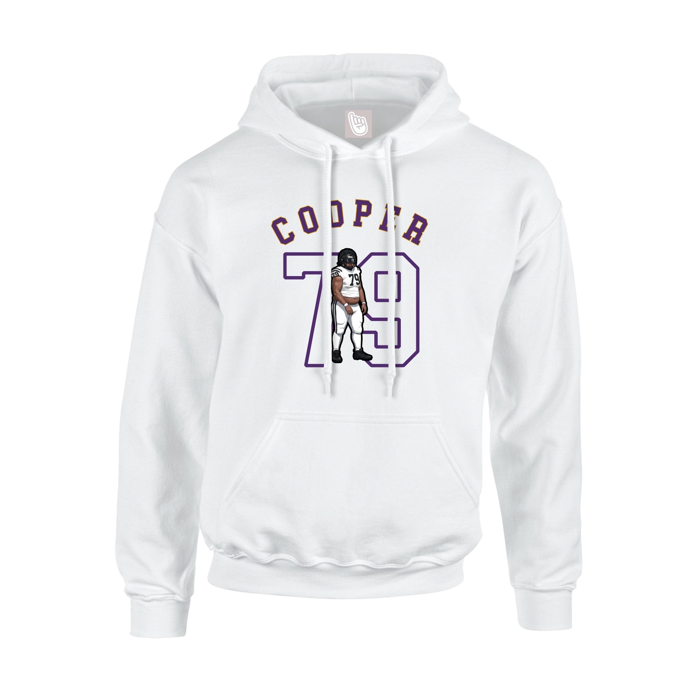 Hoodie — Shirsey Arch in White