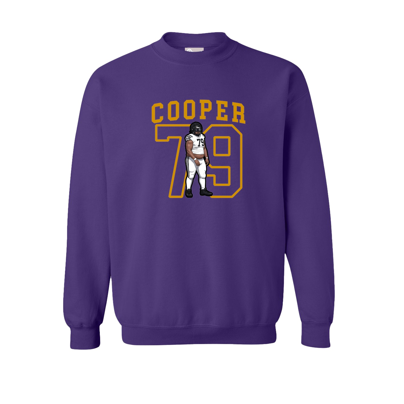 Fleece Crew — Shirsey in Purple