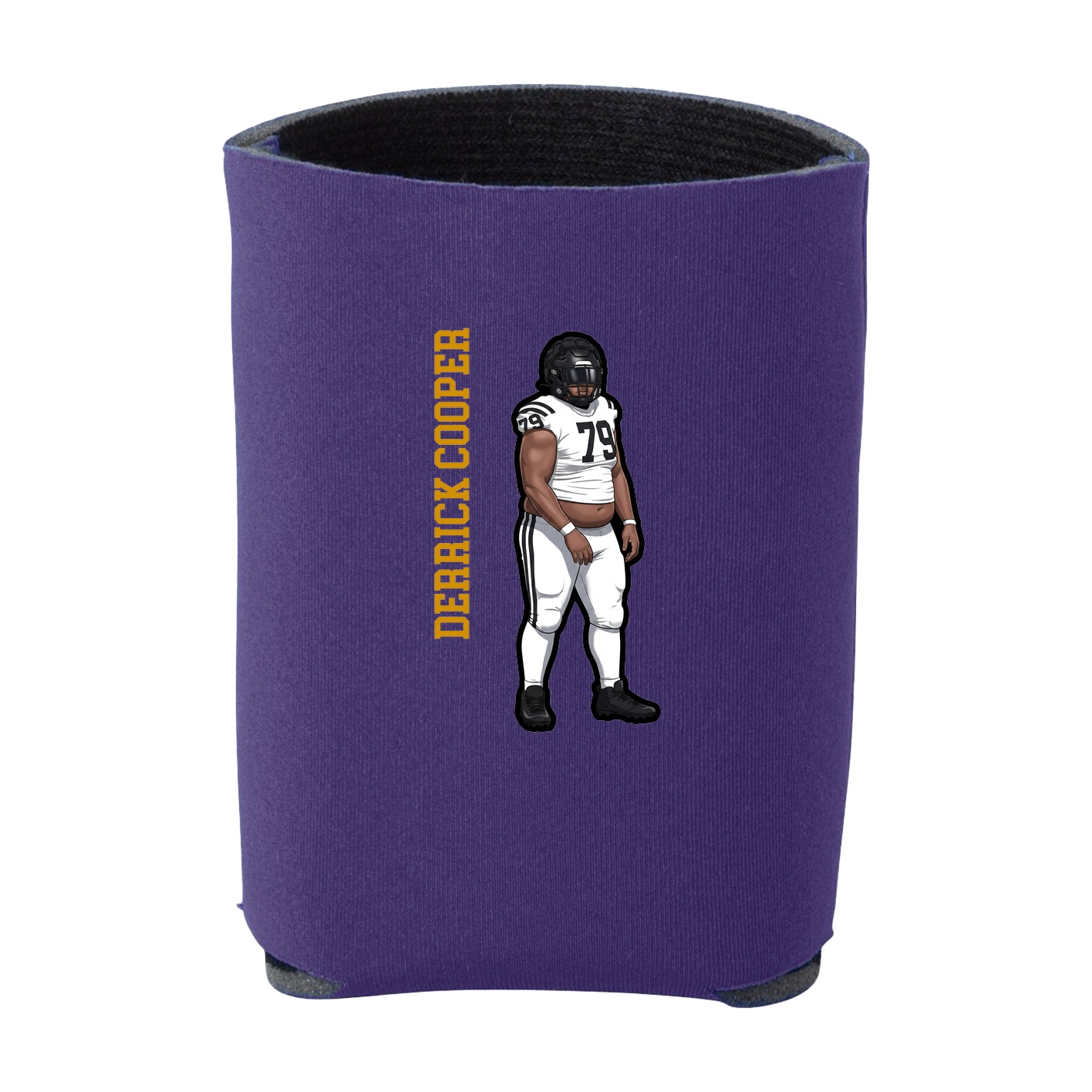 Can Holder — Name Vertical in Purple