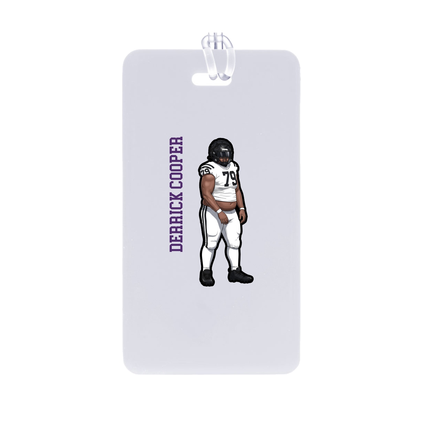 Bag Tag — Name Vertical in Classic