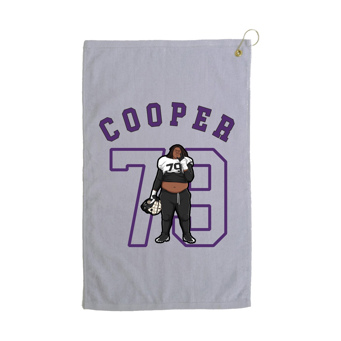 Golf Towel — Shirsey Arch in Grey