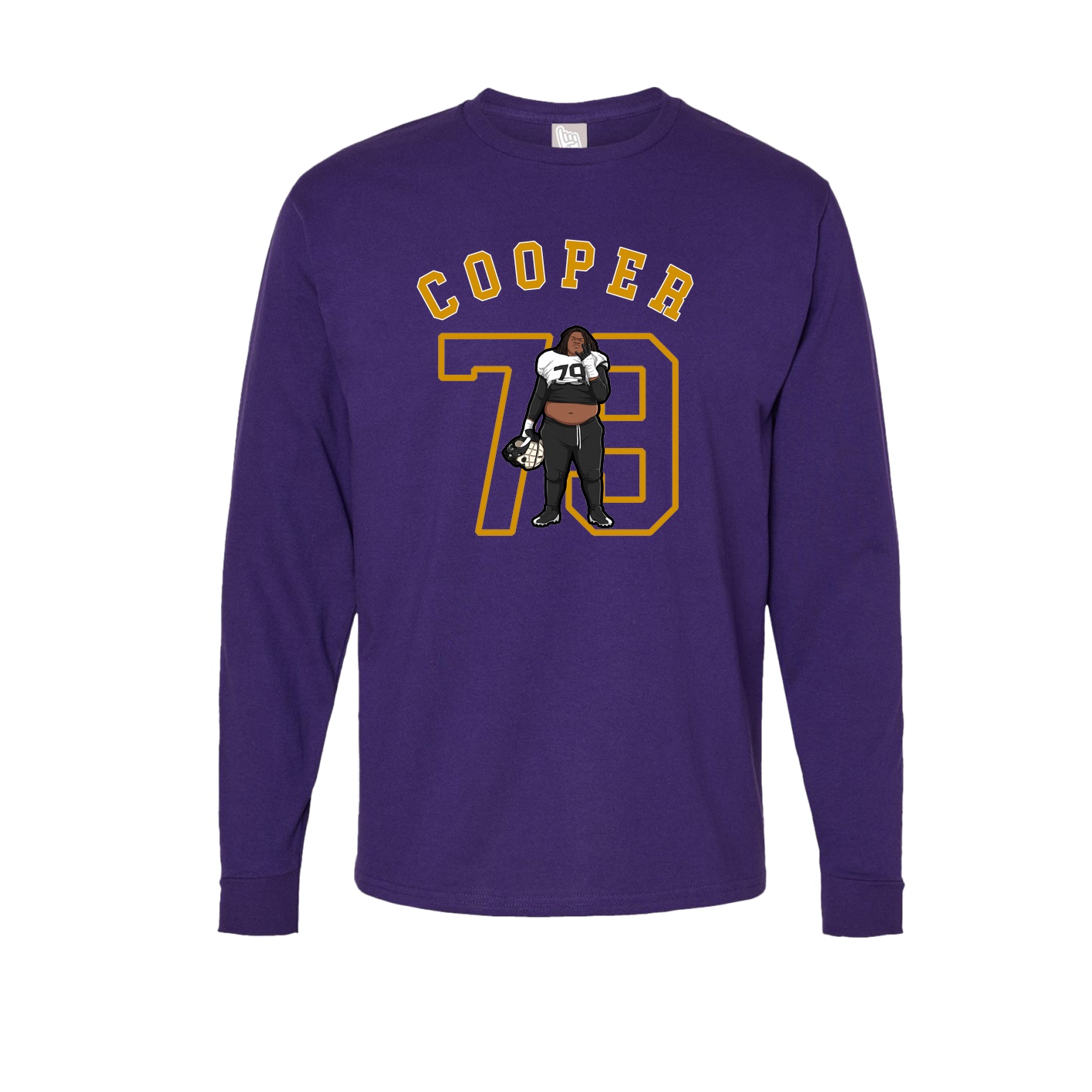 Long Sleeve Tee — Shirsey Arch in Purple