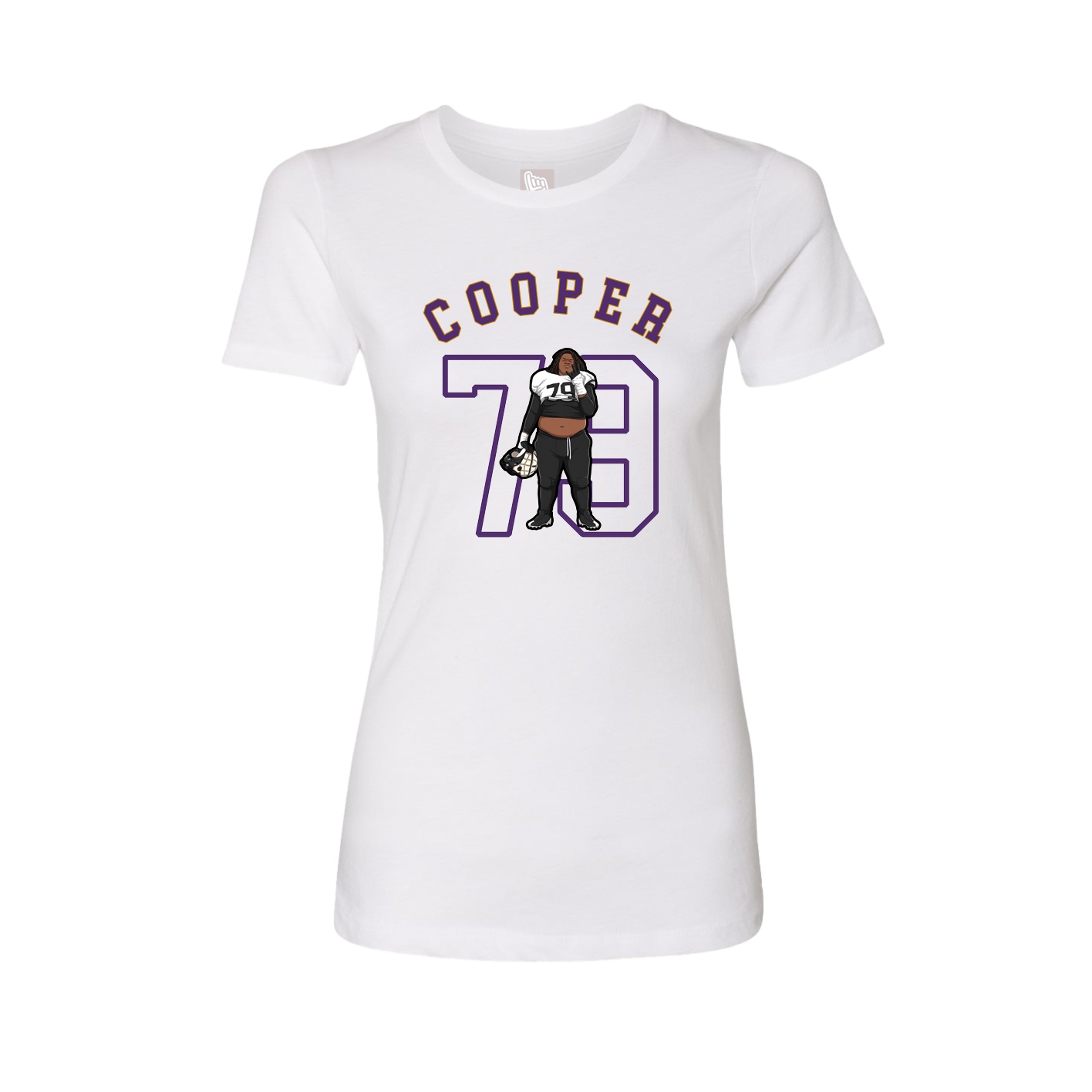 Fitted Women's Tee — Shirsey Arch in White