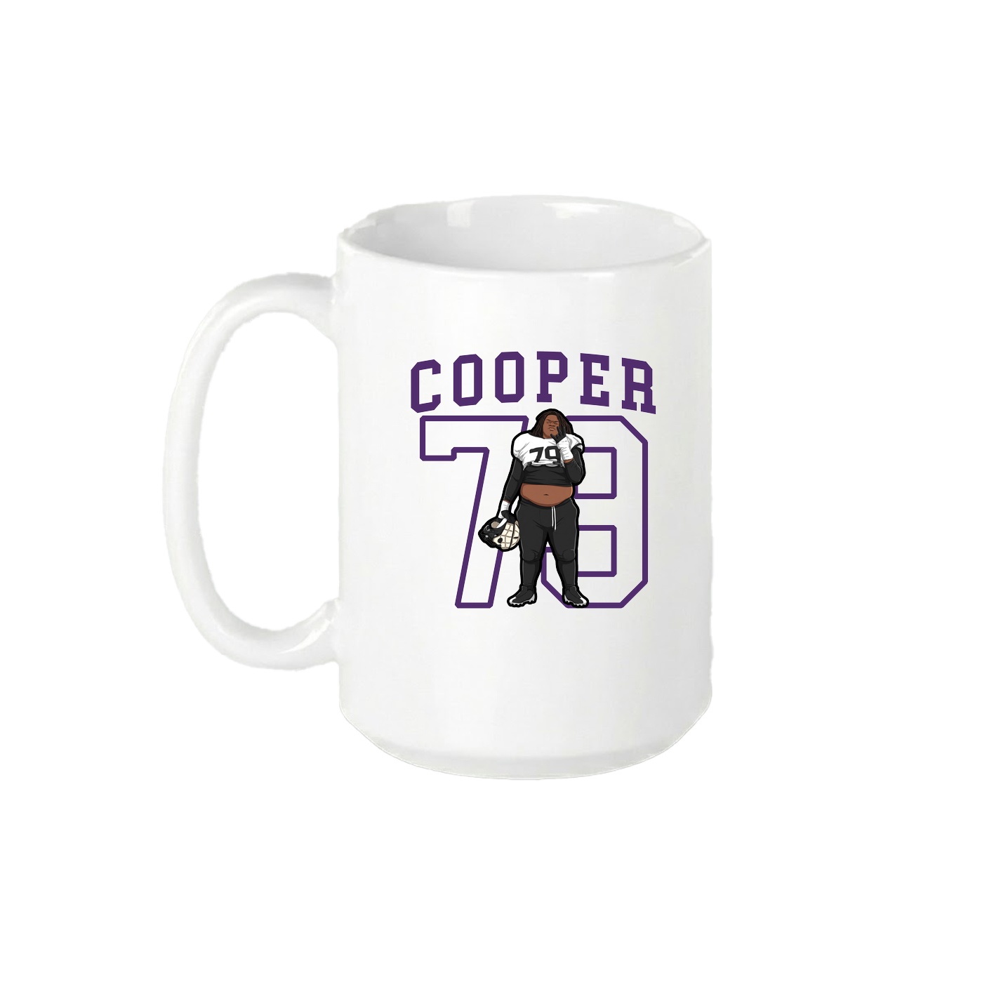 15oz Coffee Mug — Shirsey in White
