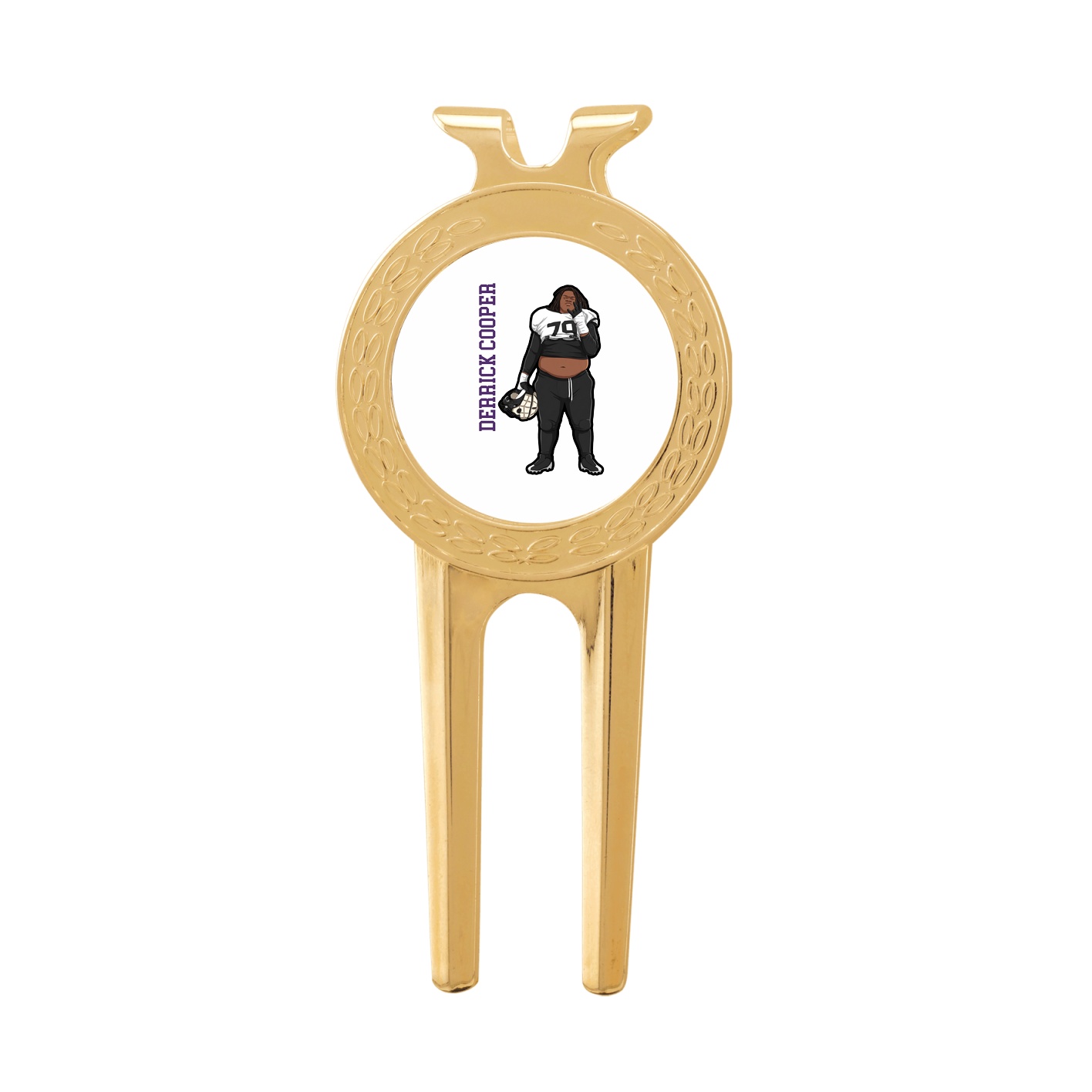 Divot Tool with Ball Marker — Name Vertical in Classic