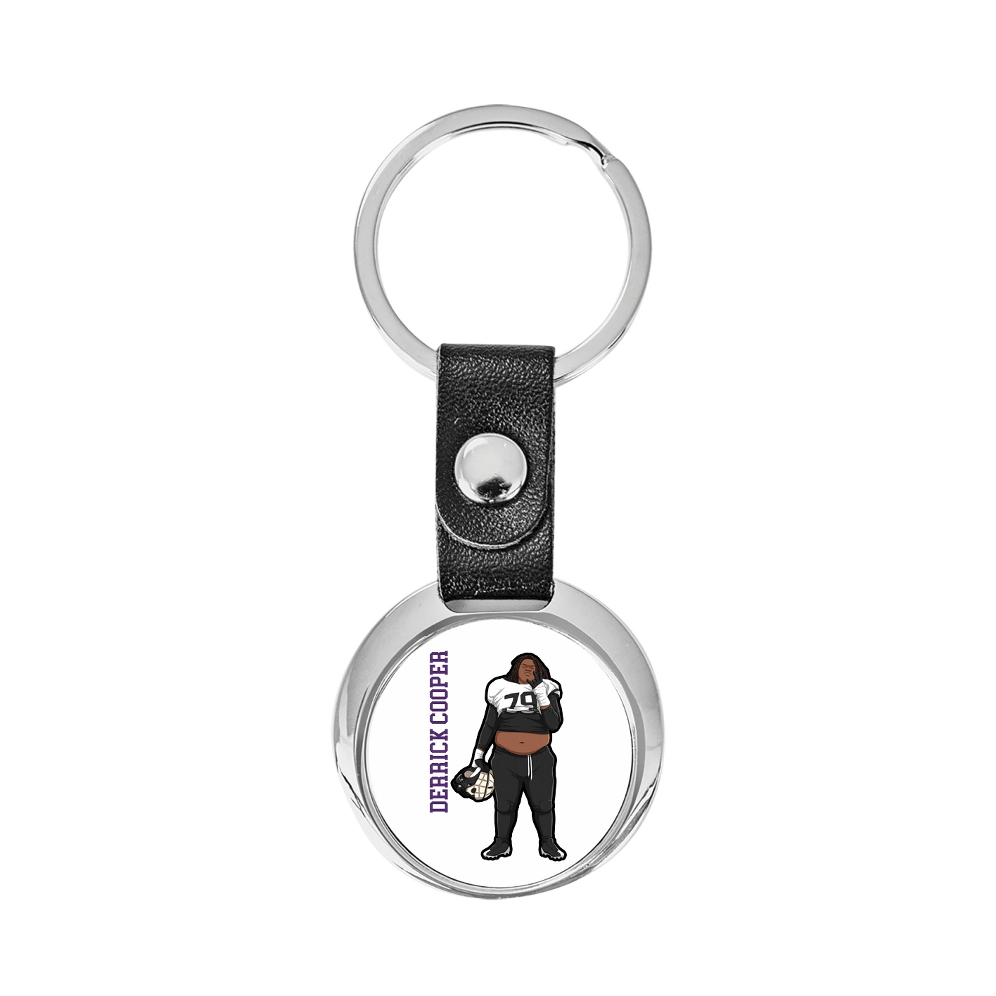 Key Chain — Name Vertical in Classic
