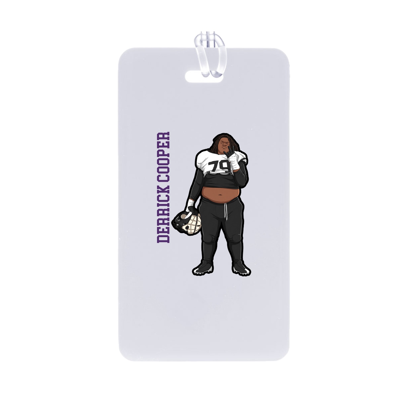 Bag Tag — Name Vertical in Classic