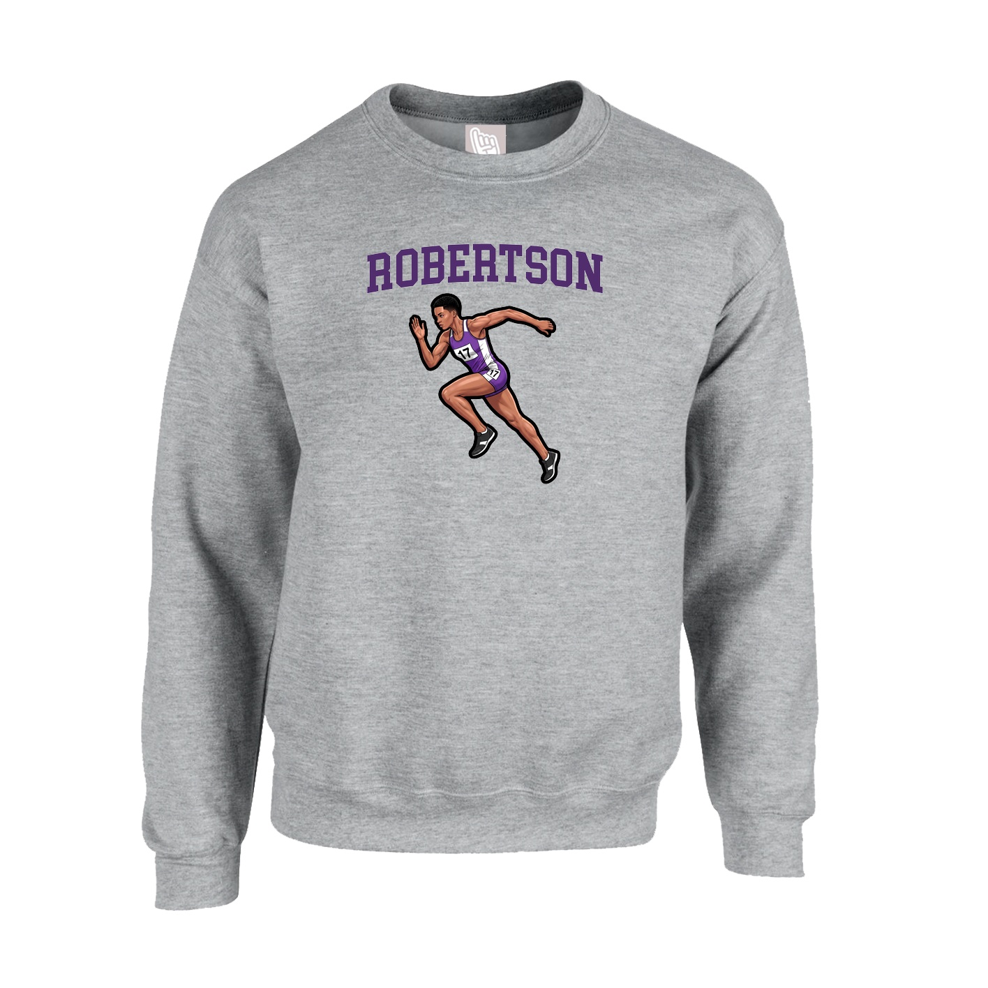 Fleece Crew — Shirsey in Grey