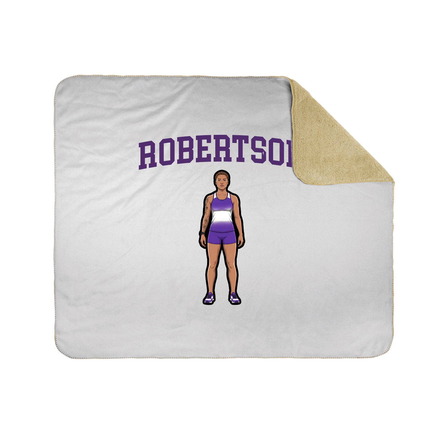 Throw Blanket — Shirsey in White