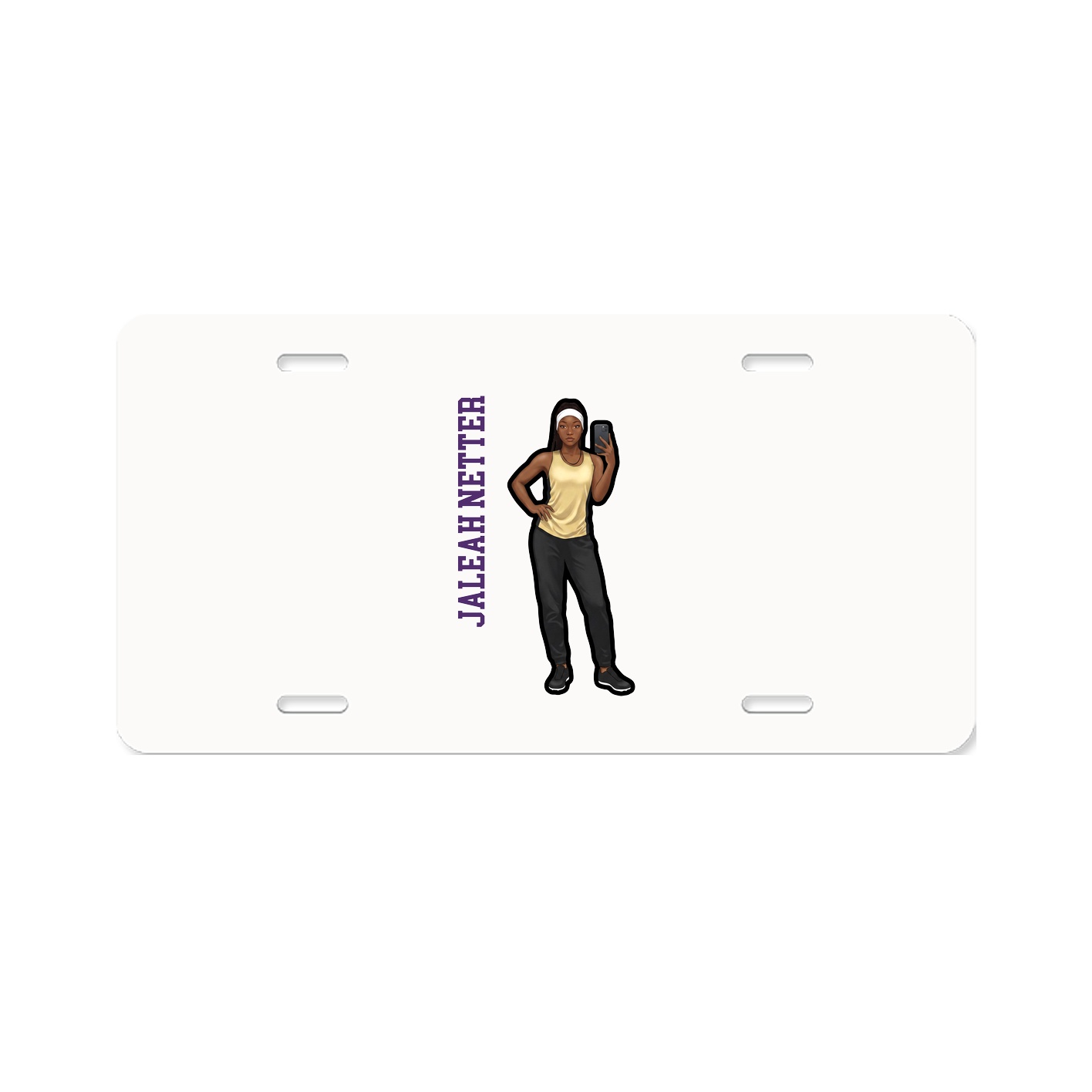 Aluminum License Plate