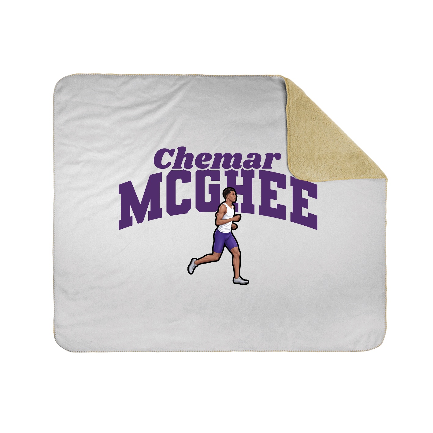 Throw Blanket — Signature Arch in White