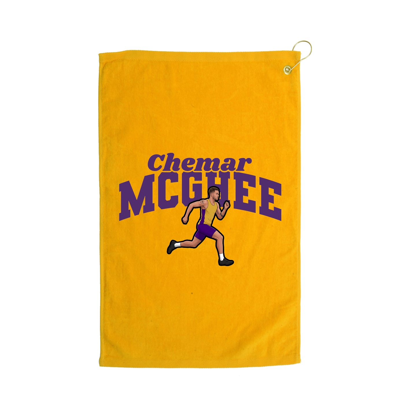 Golf Towel — Signature Arch in Gold