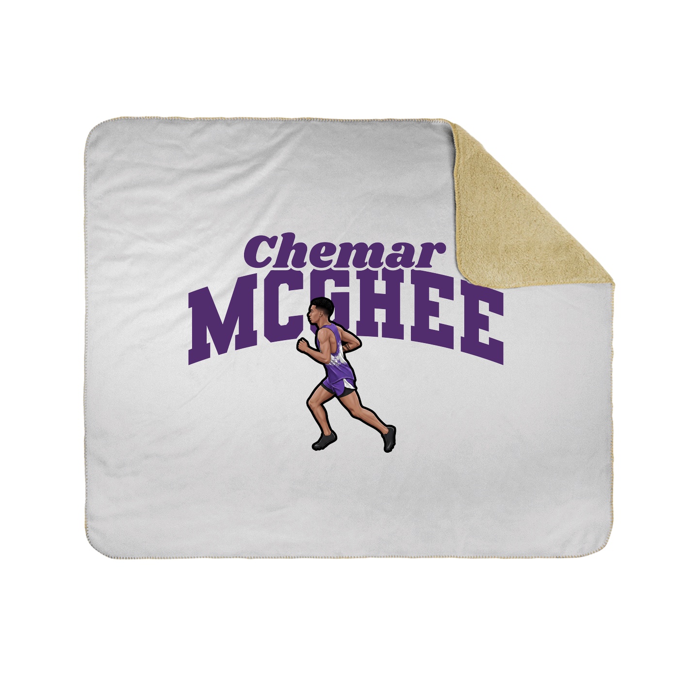 Throw Blanket — Signature Arch in White