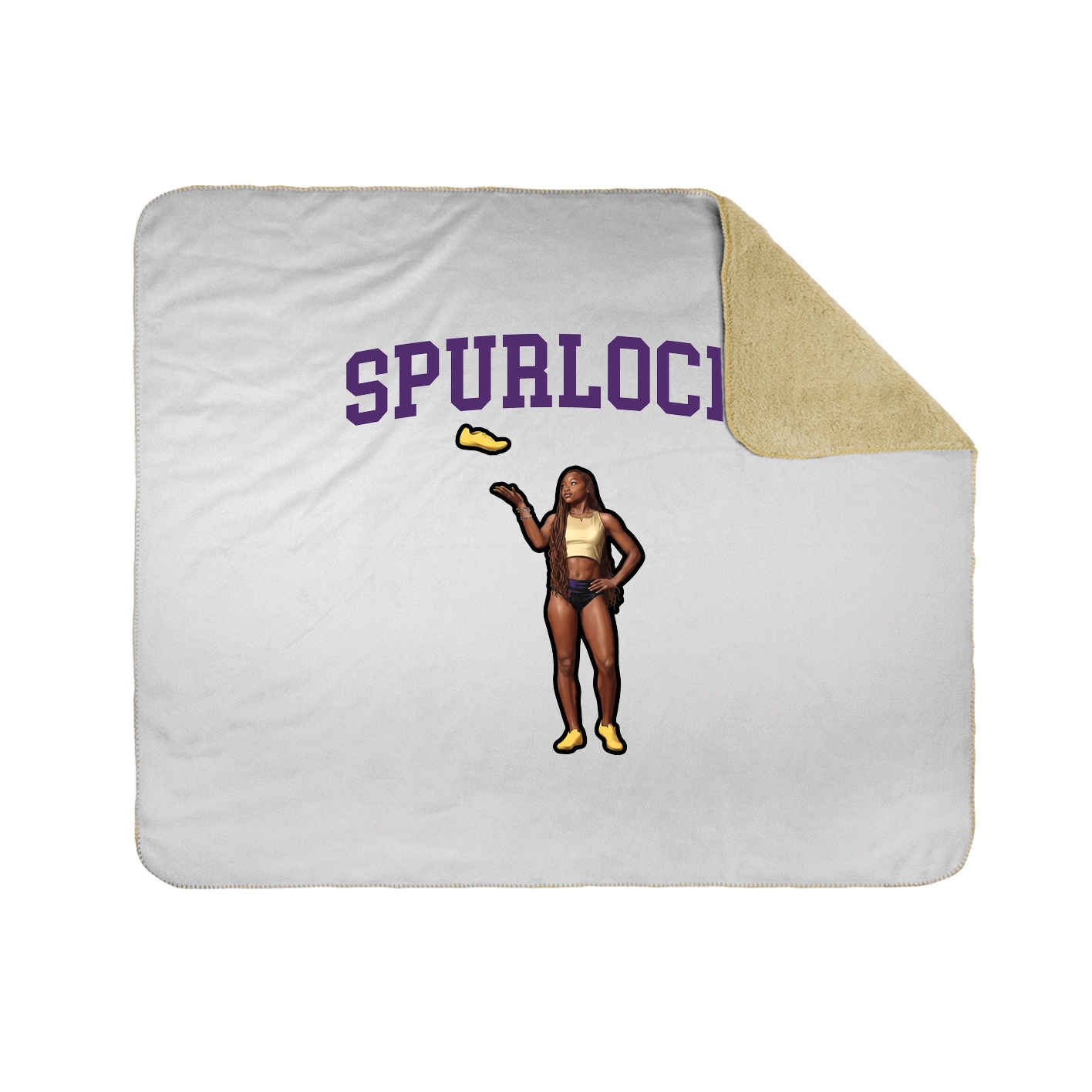 Throw Blanket — Shirsey in White