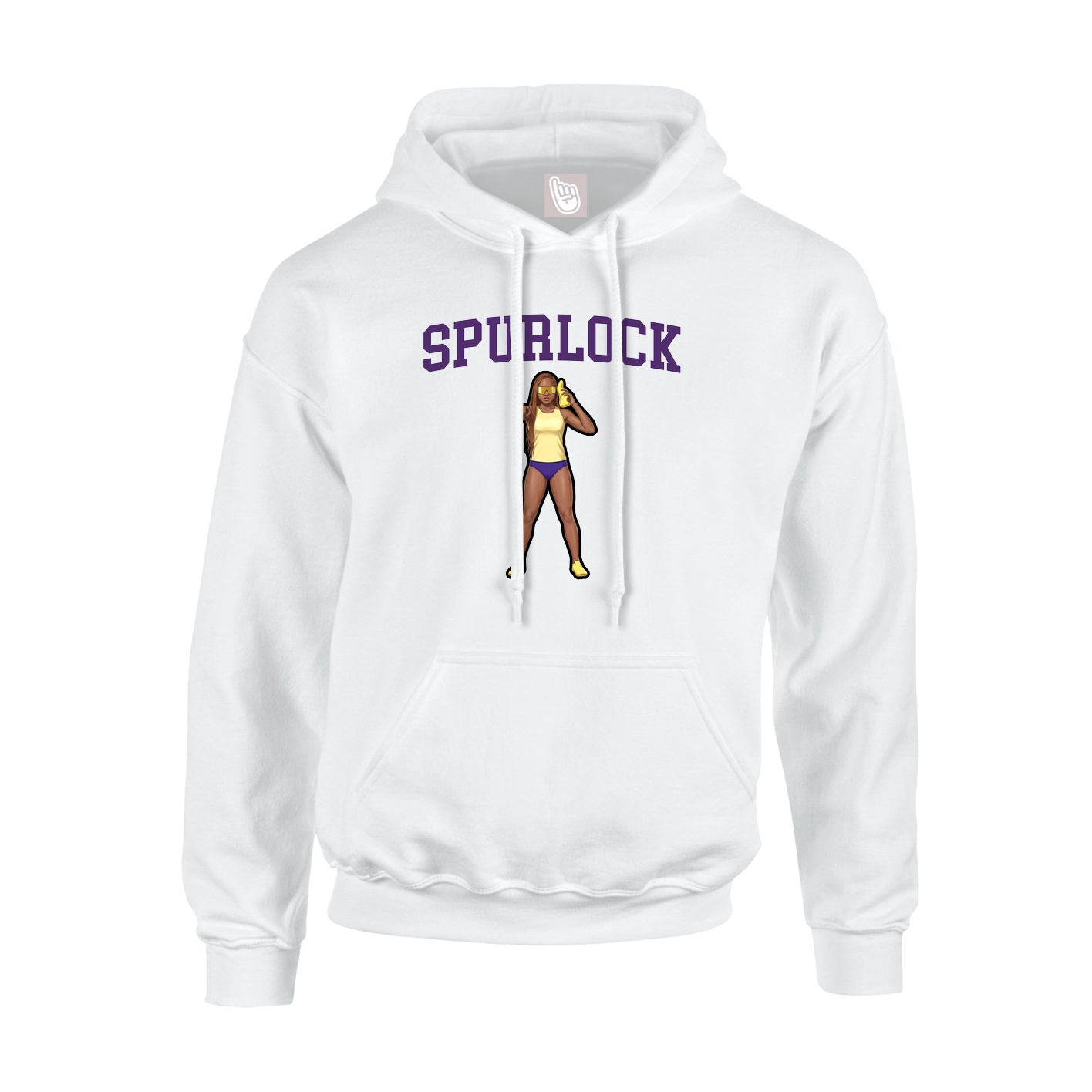 Hoodie — Shirsey in White