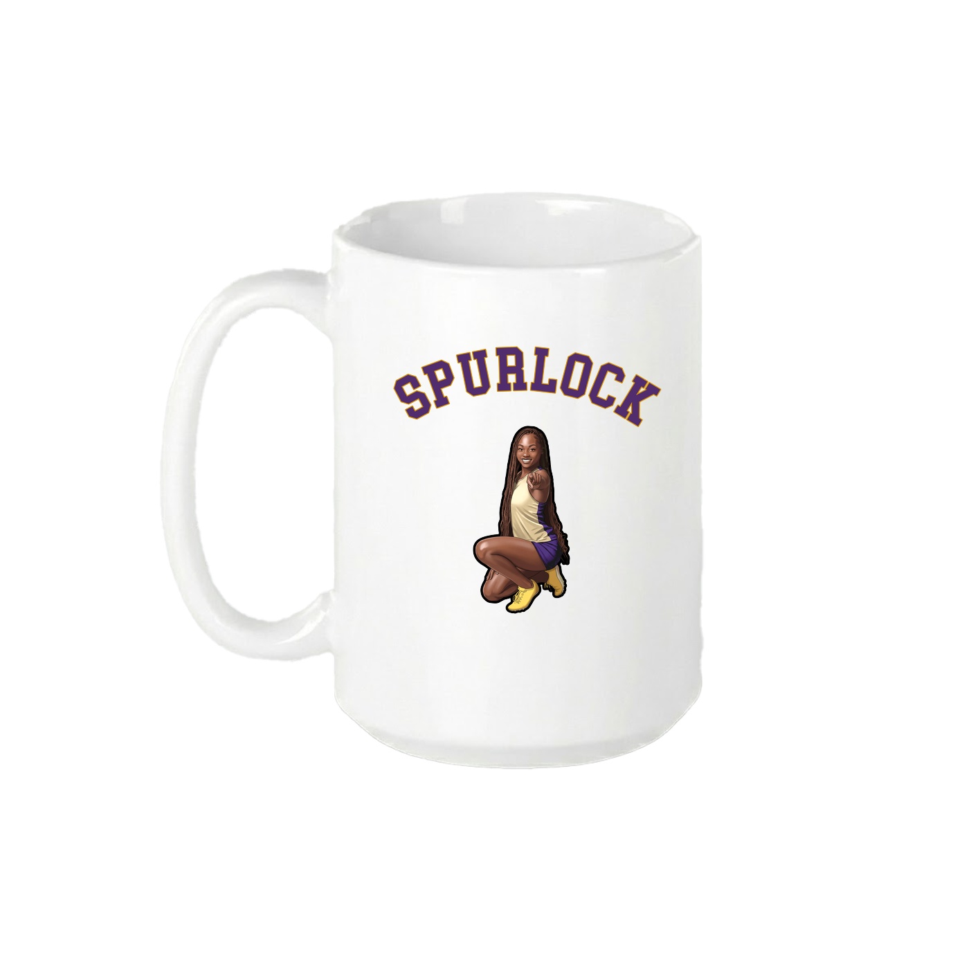 15oz Coffee Mug — Shirsey Arch in White