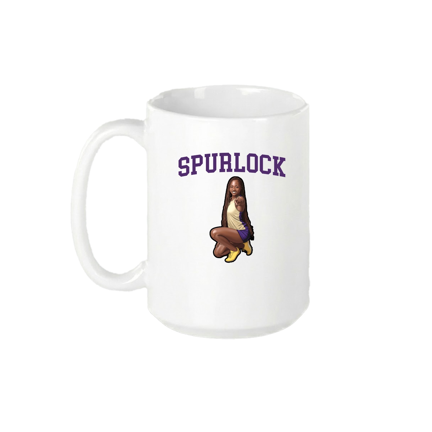 15oz Coffee Mug — Shirsey in White