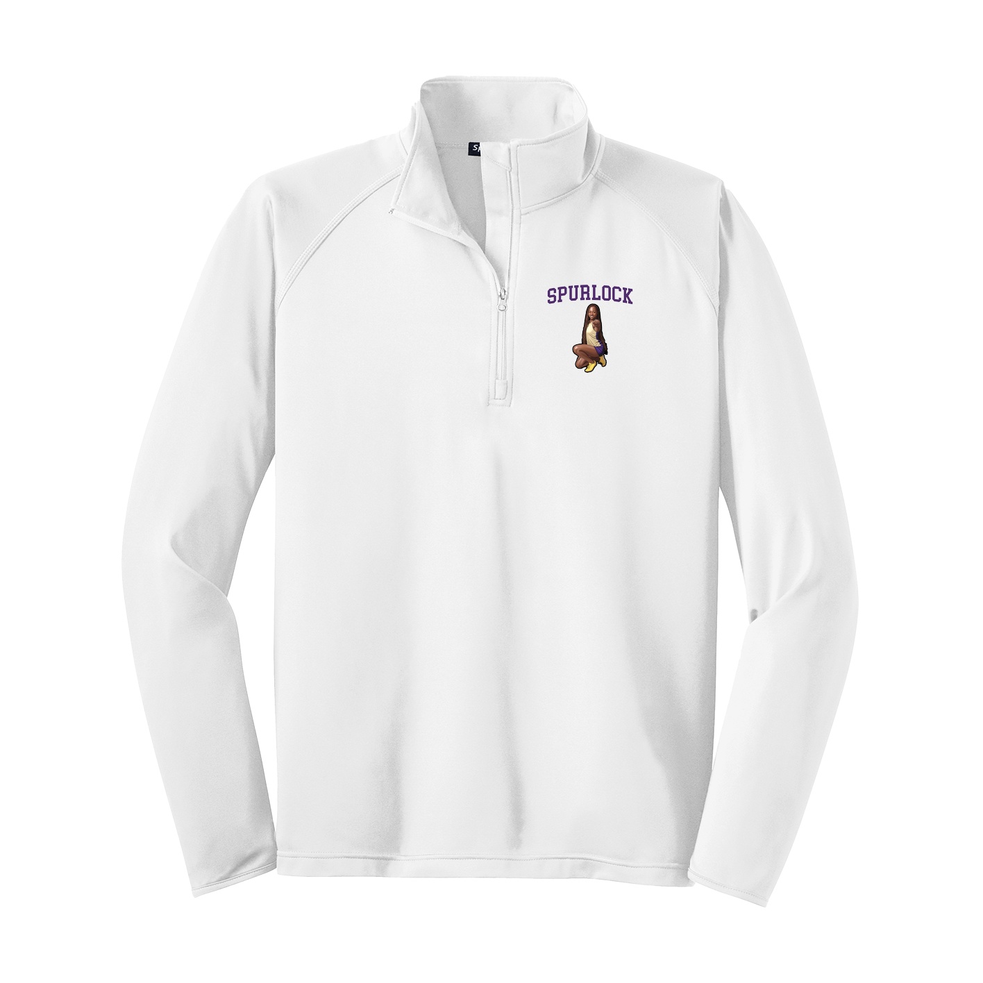 Q-Zip Pullover — Shirsey in White