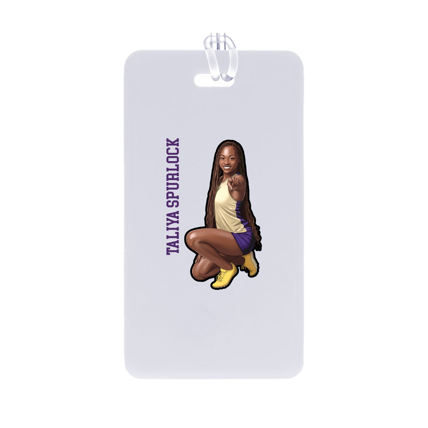 Bag Tag — Name Vertical in Classic