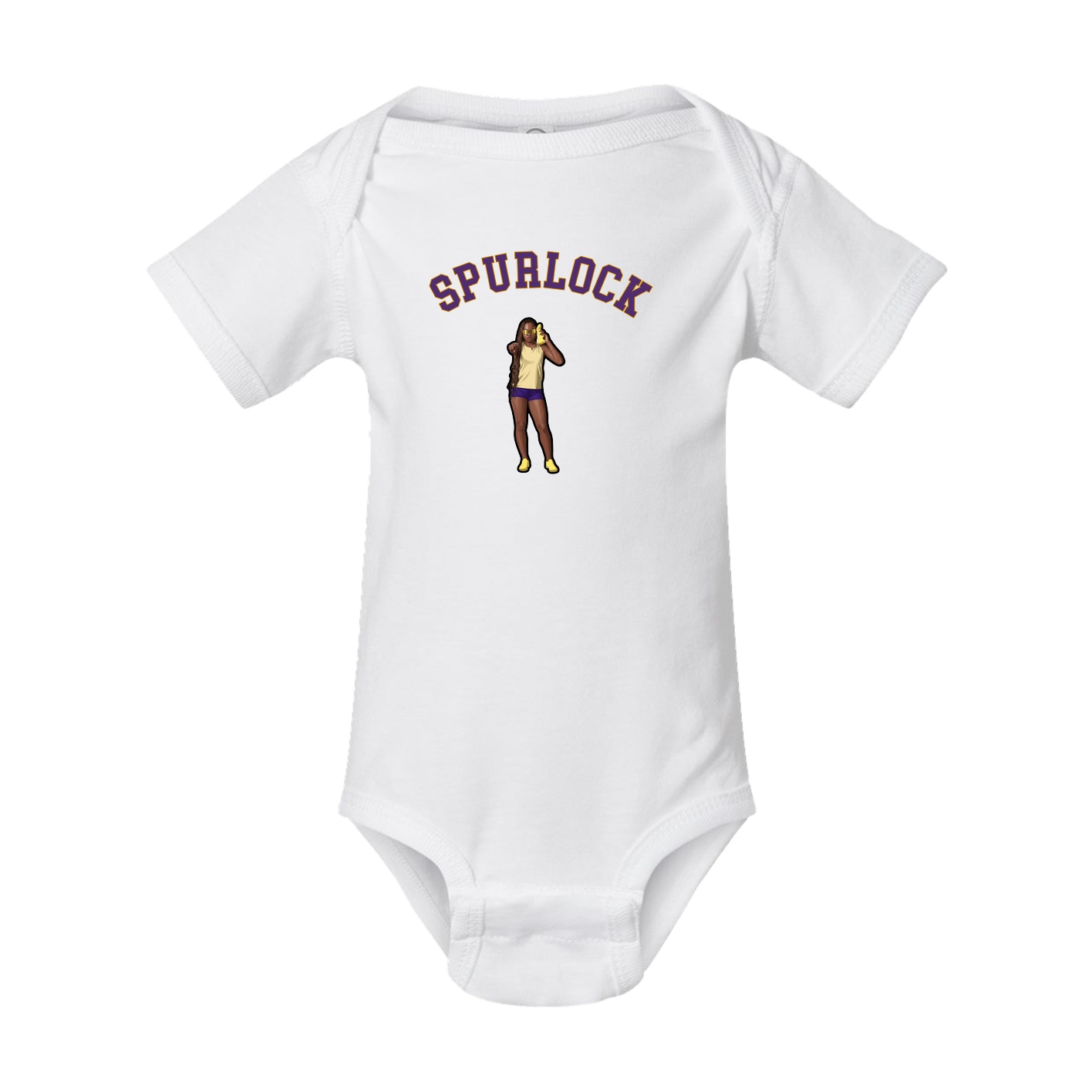 Baby Onesie — Shirsey Arch in White
