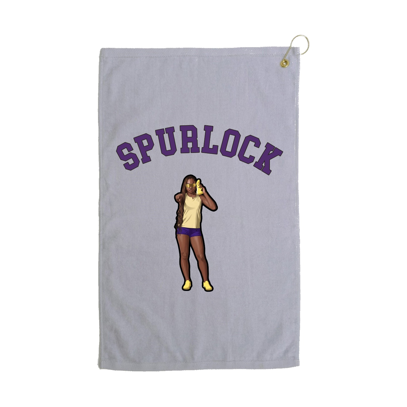 Golf Towel — Shirsey Arch in Grey