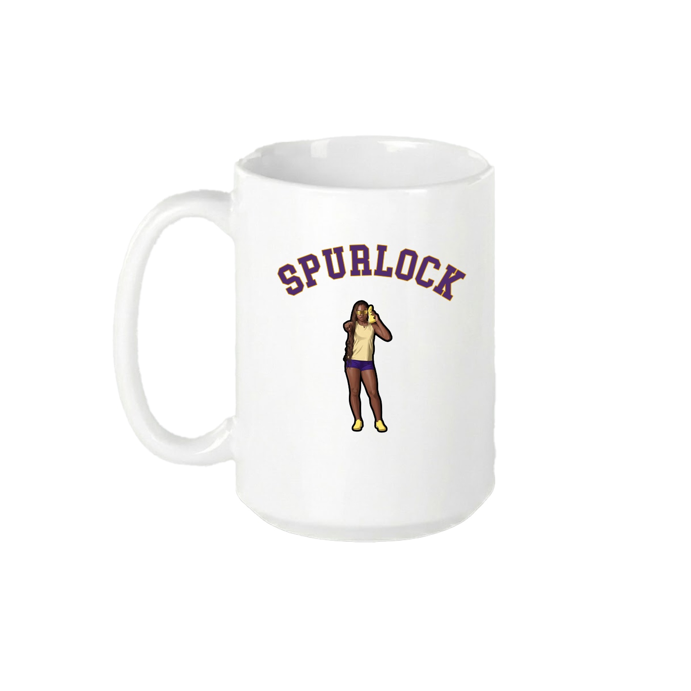 15oz Coffee Mug — Shirsey Arch in White