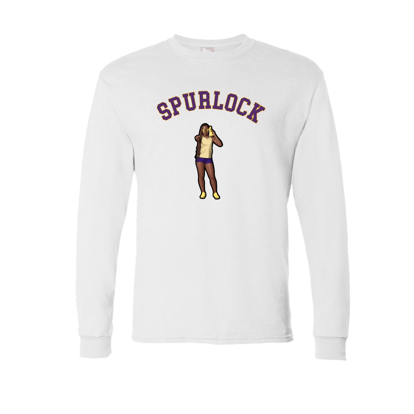 Long Sleeve Tee — Shirsey Arch in White