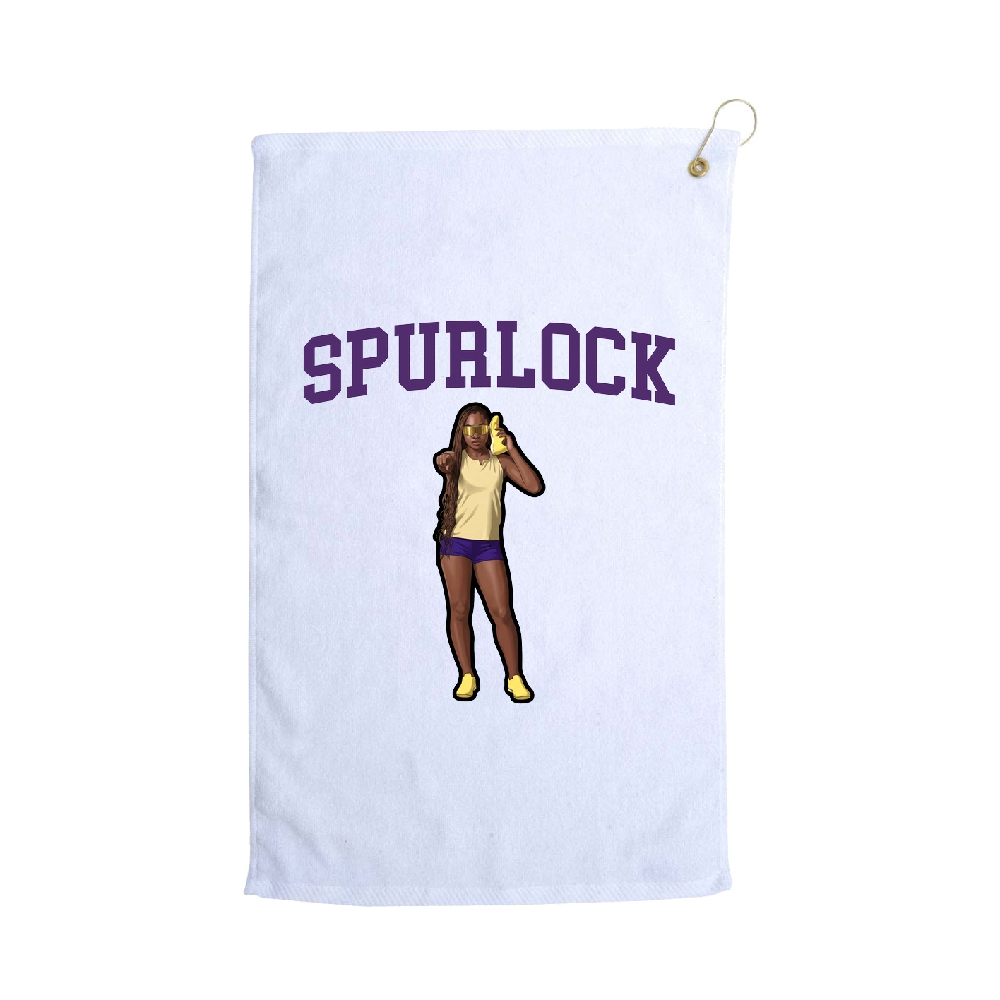 Golf Towel — Shirsey in White