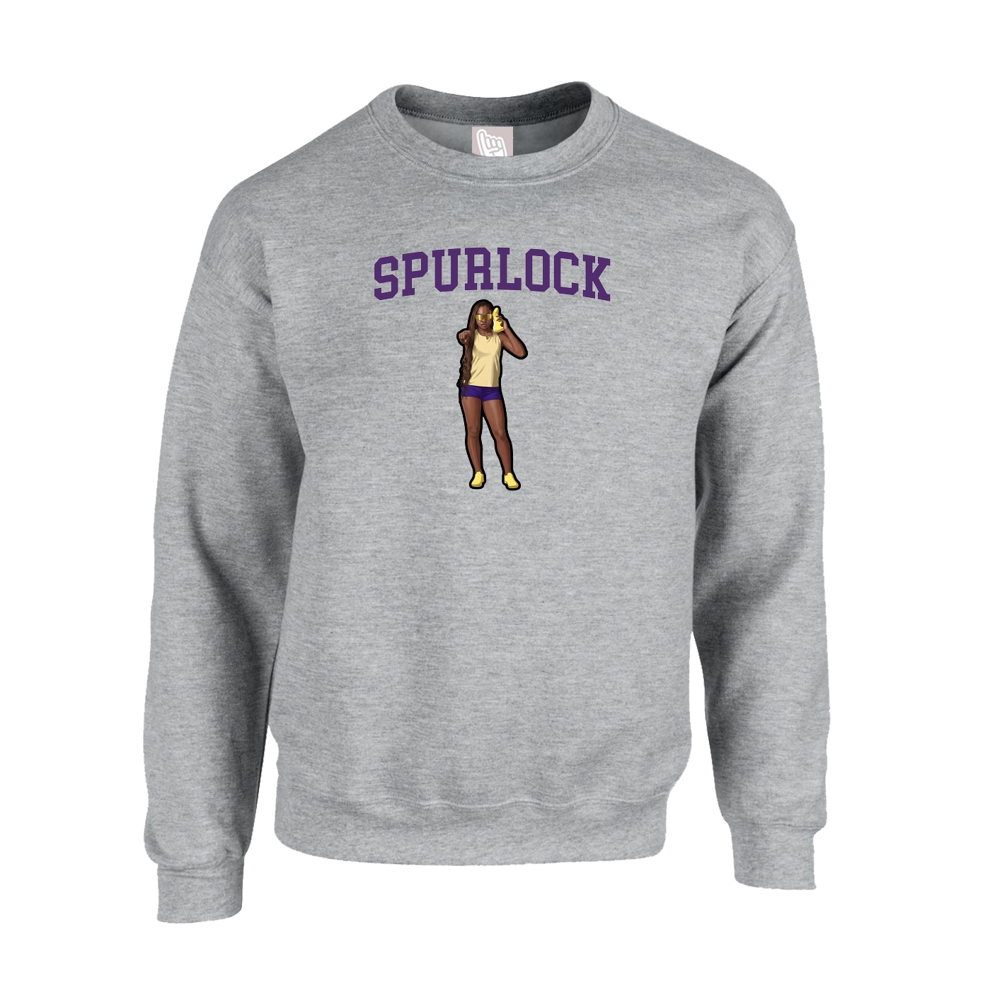 Fleece Crew — Shirsey in Grey