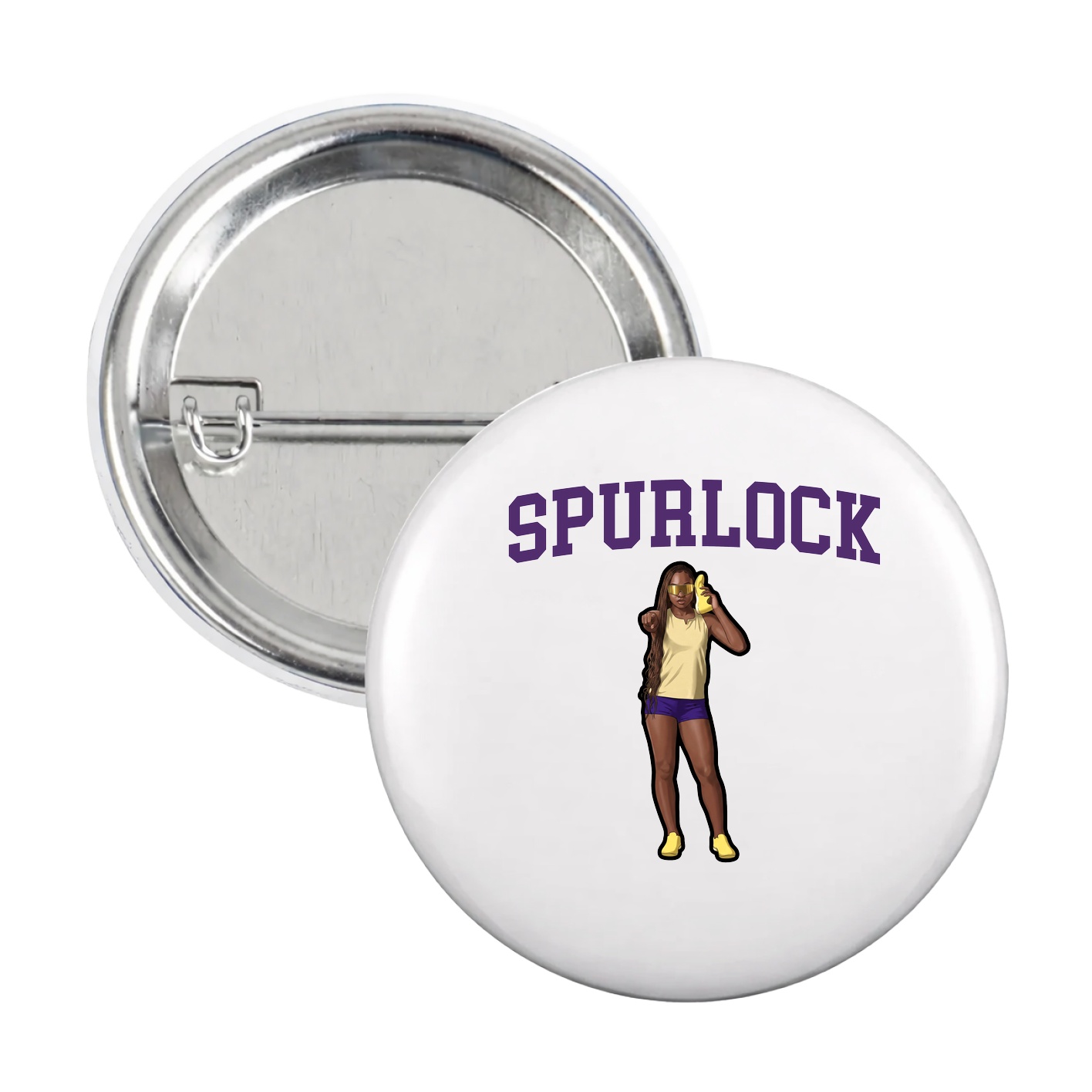 Game Day Button — Shirsey in White