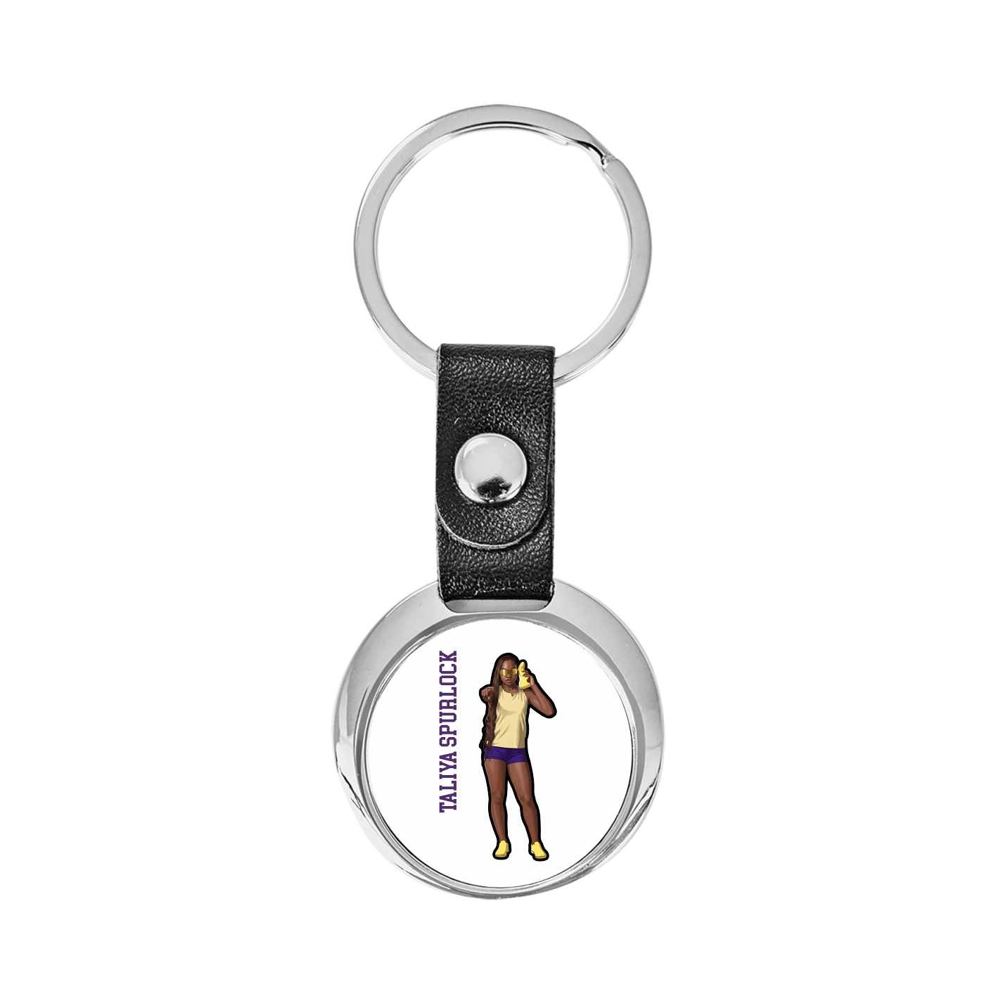 Key Chain — Name Vertical in Classic