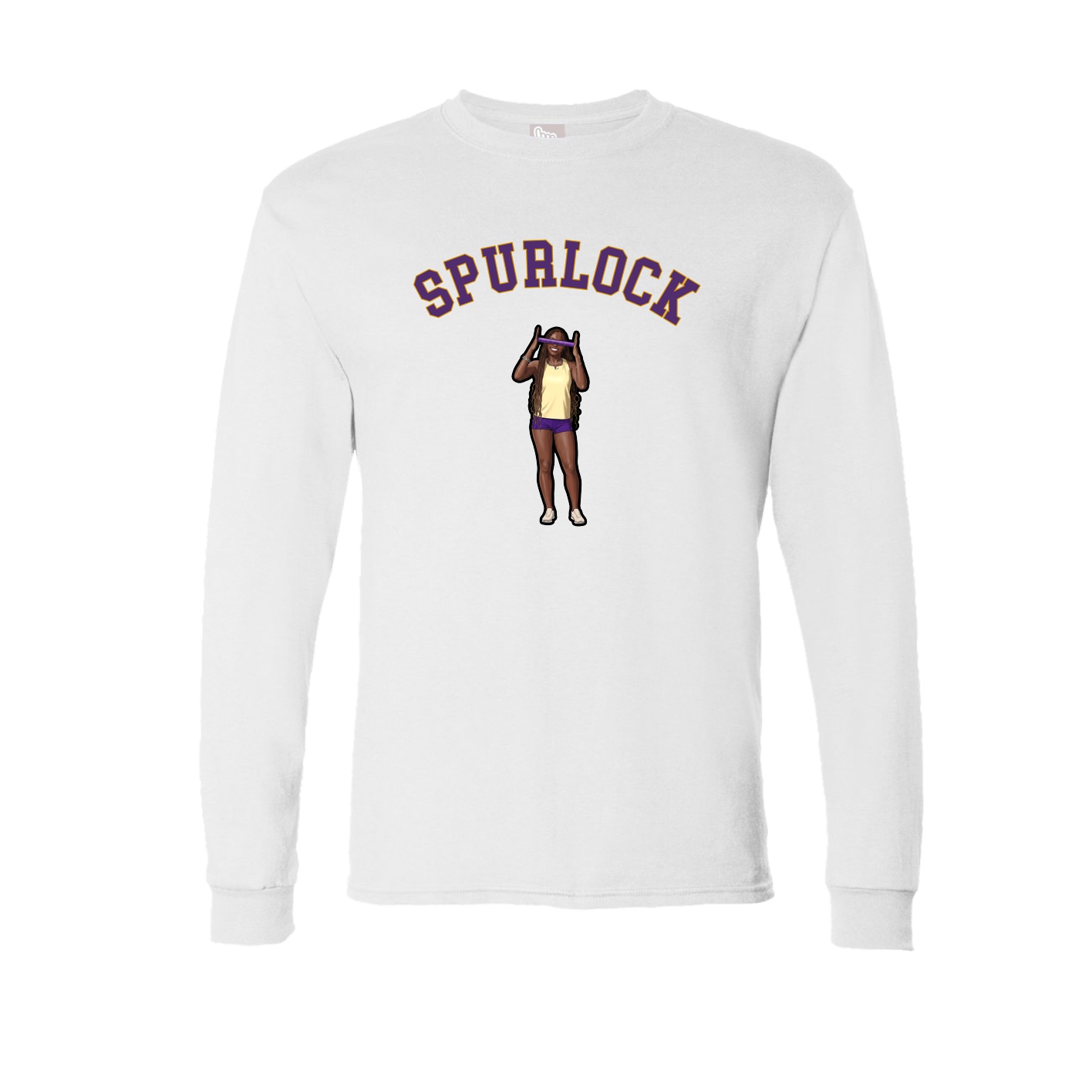 Long Sleeve Tee — Shirsey Arch in White
